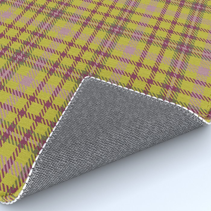 Plaid Ripe Chartreuse Rug Gallery Image 4