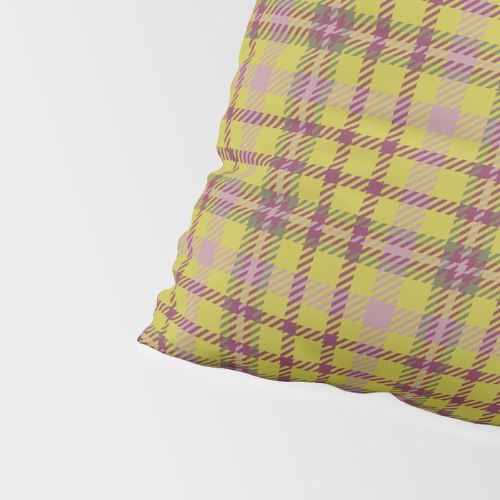 Plaid Ripe Chartreuse Pillow Sham Gallery Image 4