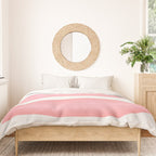 Surfboards in Pink Duvet Cover Gallery Image 3