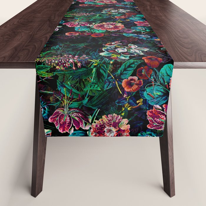 EXOTIC GARDEN - NIGHT IX Table Runner Gallery Image 1