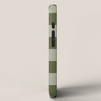 Checkered (Sage & Olive Green) iPhone Case Gallery Image 2