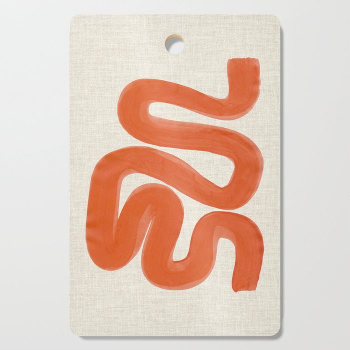 Orange Amazon River Cutting Board Gallery Image 1
