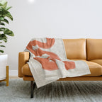 Orange Amazon River Throw Blanket Gallery Image 1