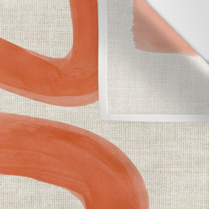Orange Amazon River Wall Tapestry Gallery Image 3