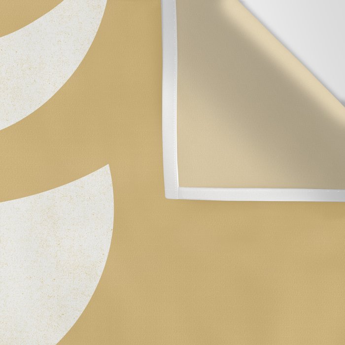 Lunar Eclipse - White Gold Wall Tapestry Gallery Image 3