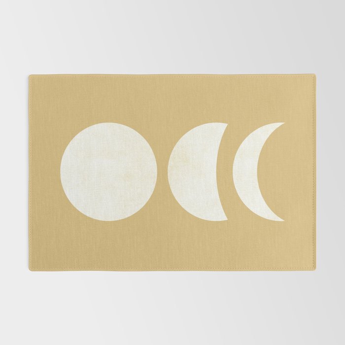 Lunar Eclipse - White Gold Rug Gallery Image 2