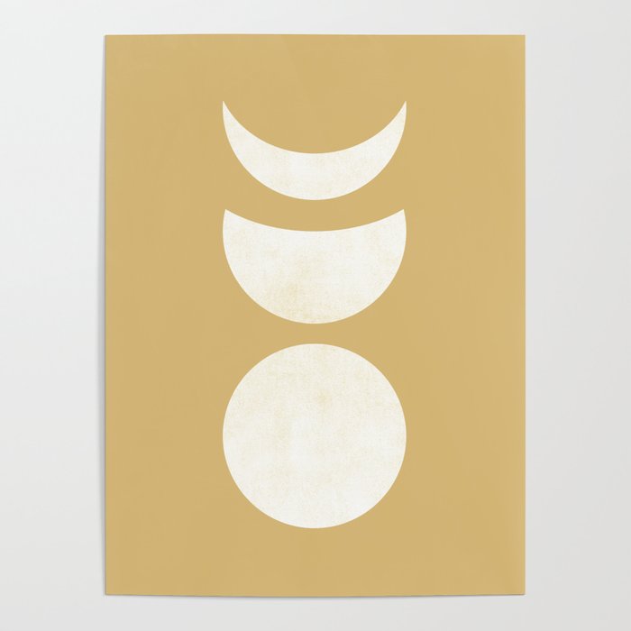 Lunar Eclipse - White Gold Poster Gallery Image 1