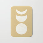 Lunar Eclipse - White Gold Bath Mat Gallery Image 1