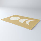 Lunar Eclipse - White Gold Rug Gallery Image 3
