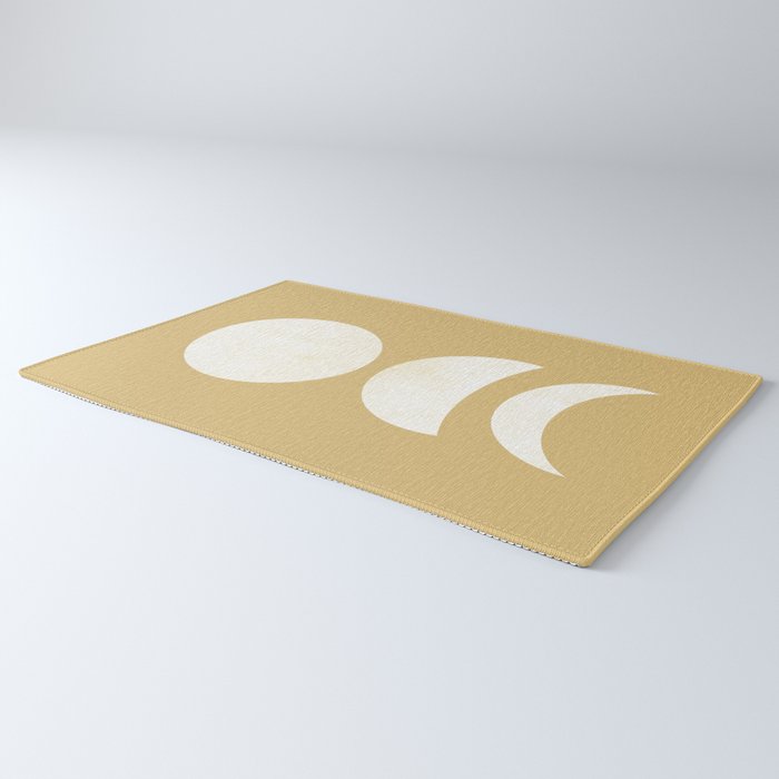 Lunar Eclipse - White Gold Rug Gallery Image 3