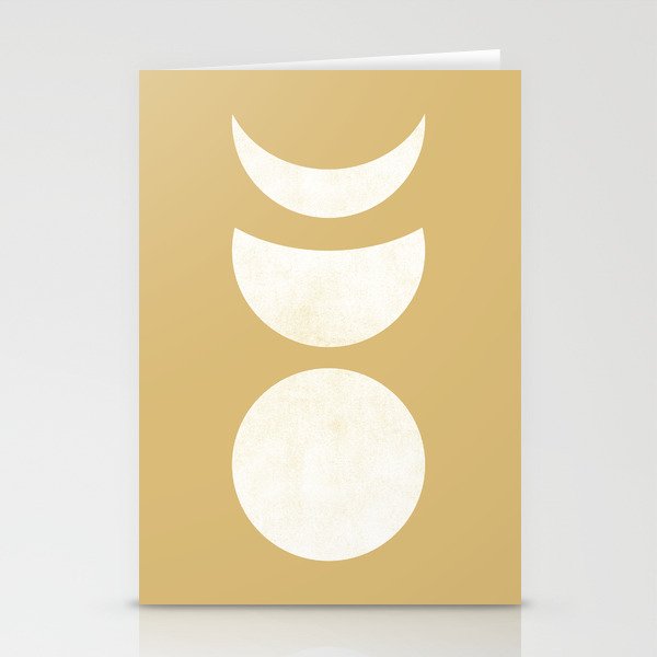 Lunar Eclipse - White Gold Stationery Card Gallery Image 1