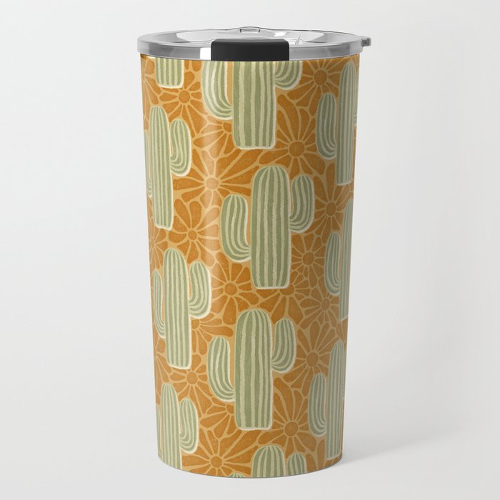 Sonora - gold and sage Travel Mug Gallery Image 1