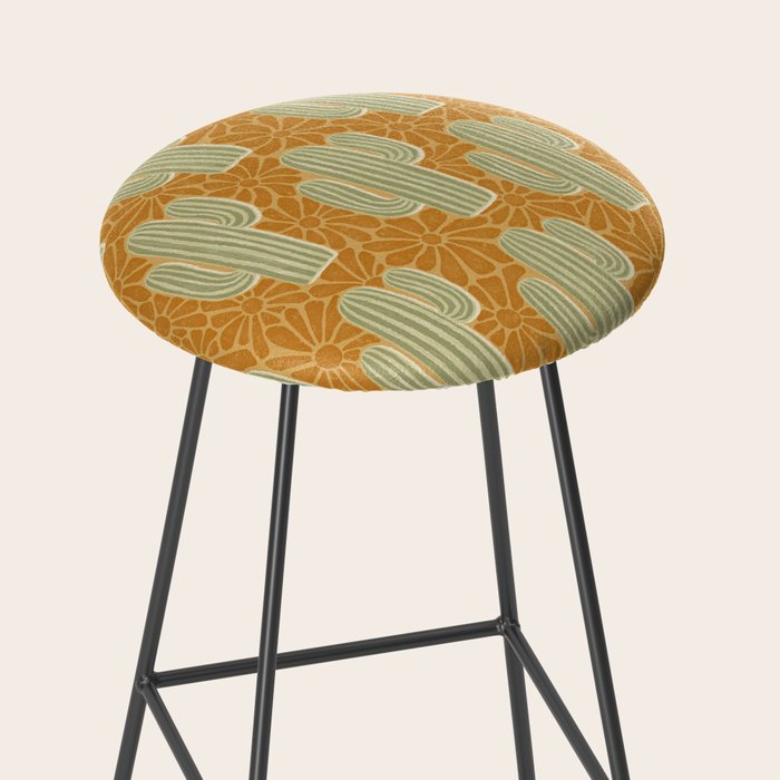 Sonora - gold and sage Stool Gallery Image 2