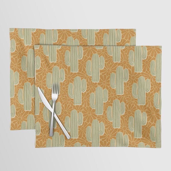 Sonora - gold and sage Placemat Gallery Image 1