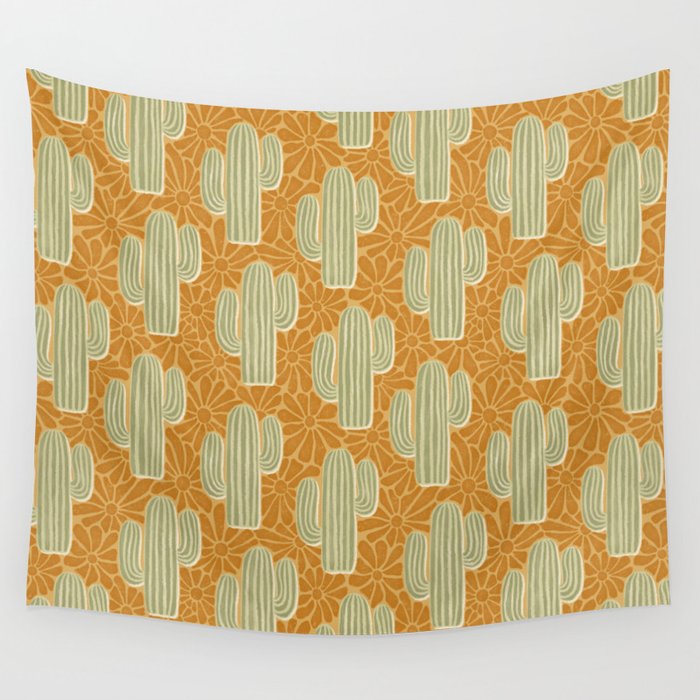 Sonora - gold and sage Wall Tapestry Gallery Image 4