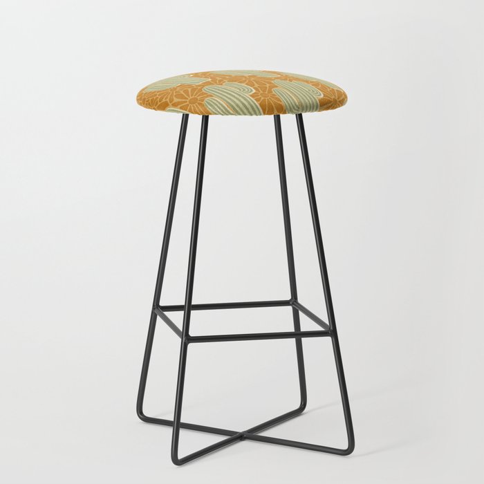 Sonora - gold and sage Stool Gallery Image 1