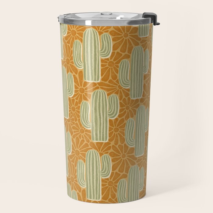 Sonora - gold and sage Travel Mug Gallery Image 2