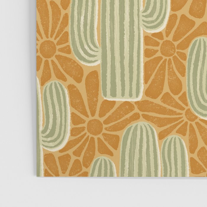 Sonora - gold and sage Poster Gallery Image 3