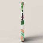 The Inseparable V.01, Nature Botanical Plants, Blush Leaves Modern Boho, Pastel Illustration Garden iPhone Case Gallery Image 2