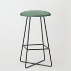 Minimal Plaid in Green Stool Gallery Image 1