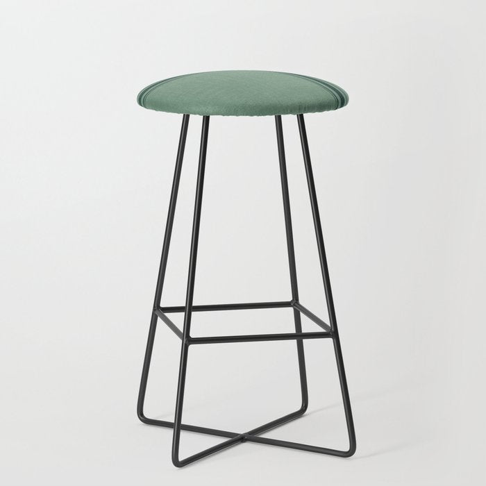 Minimal Plaid in Green Stool Gallery Image 1