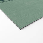 Minimal Plaid in Green Welcome Mat Gallery Image 2