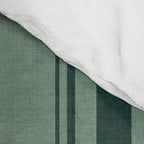 Minimal Plaid in Green Comforter Gallery Image 4