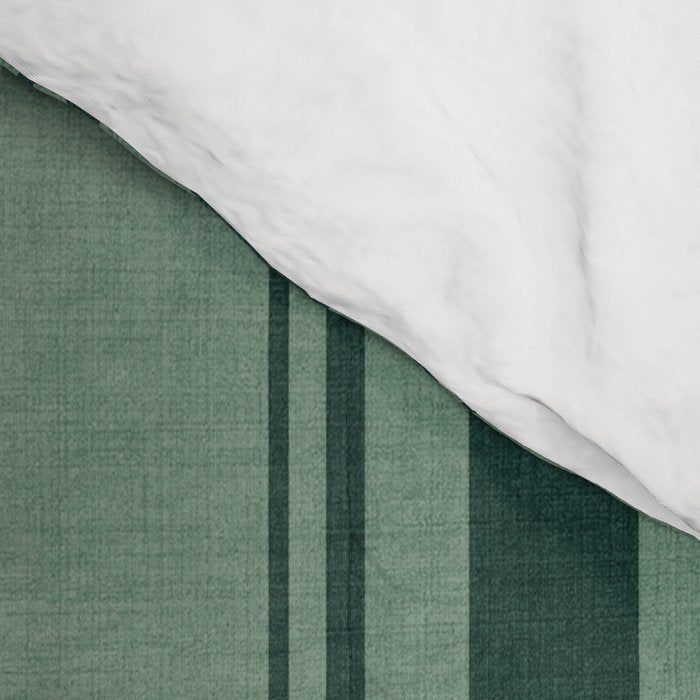 Minimal Plaid in Green Comforter Gallery Image 4