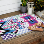 MB2 Tribal geometric Outdoor Rug Gallery Image 2