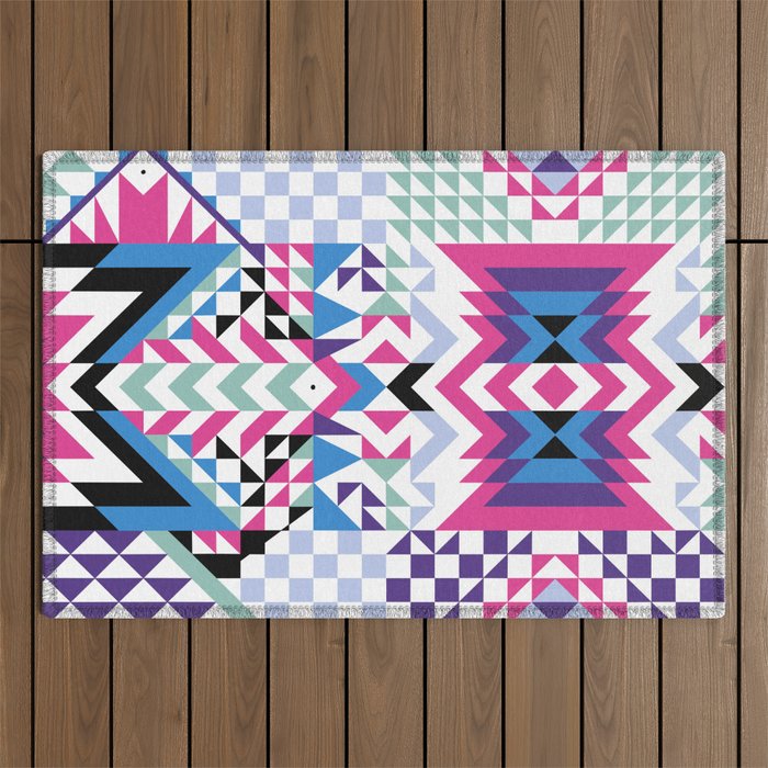 MB2 Tribal geometric Outdoor Rug Gallery Image 1