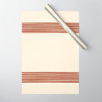 Band in Rust Wrapping Paper Gallery Image 1