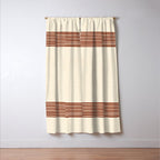 Band in Rust Window Curtain Gallery Image 3