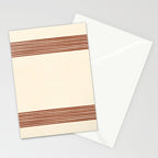 Band in Rust Stationery Card Gallery Image 2