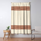 Band in Rust Window Curtain Gallery Image 5