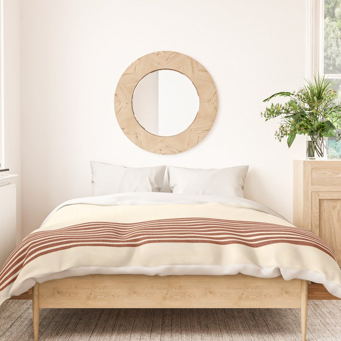 Band in Rust Duvet Cover Gallery Image 3