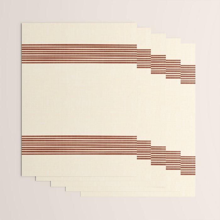 Band in Rust Wrapping Paper Gallery Image 3