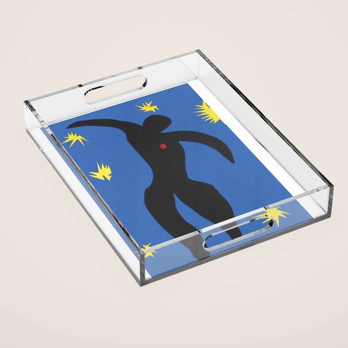 Henri Matisse, Icarus (Icare) from Jazz Collection, 1947, Artwork, Men, Women, Youth Acrylic Tray Gallery Image 1