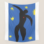 Henri Matisse, Icarus (Icare) from Jazz Collection, 1947, Artwork, Men, Women, Youth Wall Tapestry Gallery Image 4