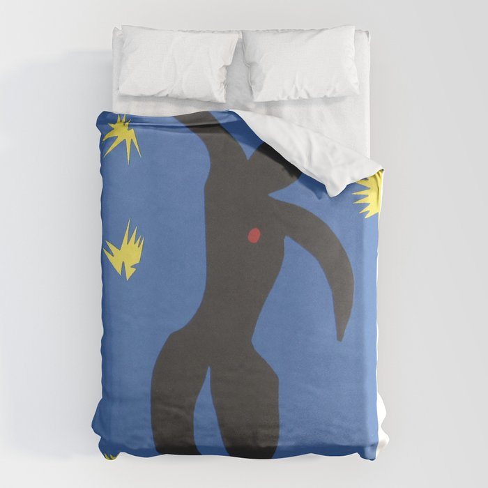 Henri Matisse, Icarus (Icare) from Jazz Collection, 1947, Artwork, Men, Women, Youth Duvet Cover Gallery Image 1