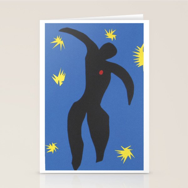 Henri Matisse, Icarus (Icare) from Jazz Collection, 1947, Artwork, Men, Women, Youth Stationery Card Gallery Image 2
