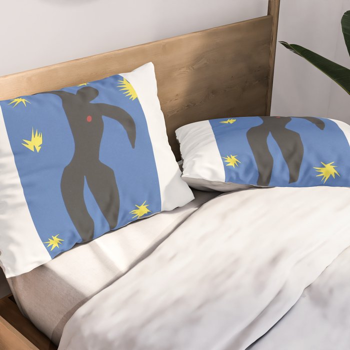 Henri Matisse, Icarus (Icare) from Jazz Collection, 1947, Artwork, Men, Women, Youth Pillow Sham Gallery Image 2