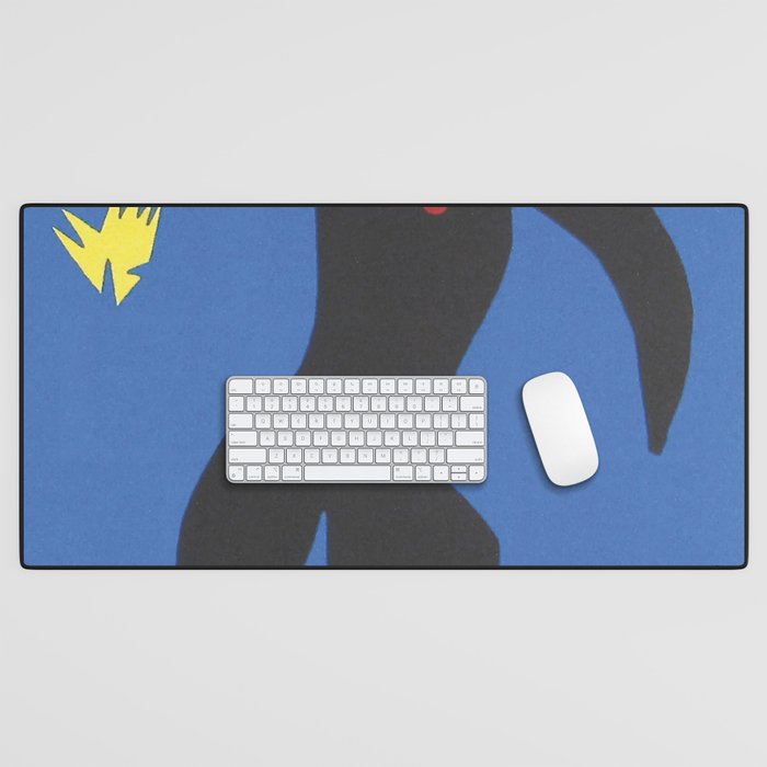 Henri Matisse, Icarus (Icare) from Jazz Collection, 1947, Artwork, Men, Women, Youth Desk Mat Gallery Image 1