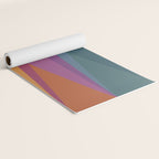 Geometric Triangles X Retro Rainbow Yoga Mat Gallery Image 2