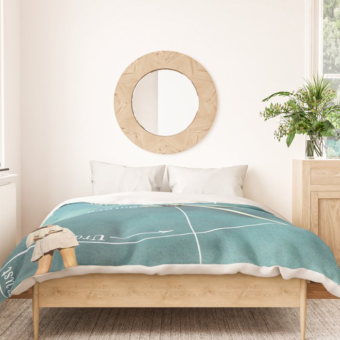 Longing (to travel again) Duvet Cover Gallery Image 3