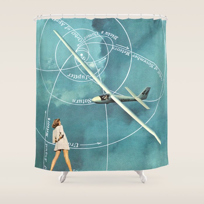 Longing (to travel again) Shower Curtain Gallery Image 1