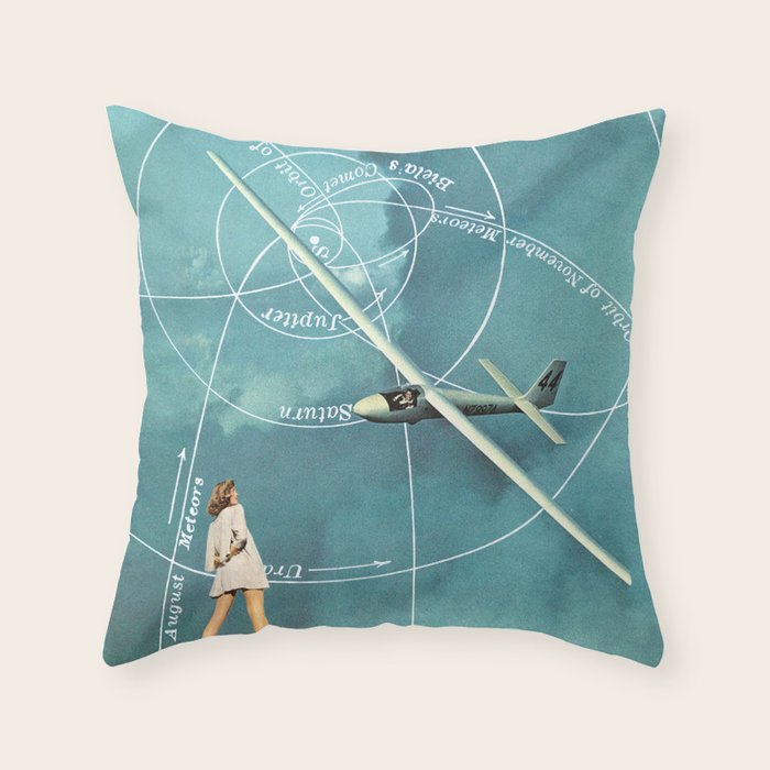 Longing (to travel again) Throw Pillow Gallery Image 6