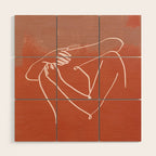 The Embrace Wood Wall Art Gallery Image 1