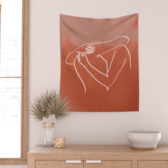 The Embrace Wall Tapestry Gallery Image 2