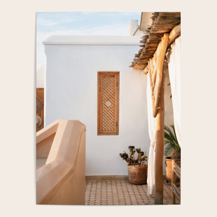 Riad Rooftop Marrakech | Morocco Travel Photography Poster Gallery Image 1