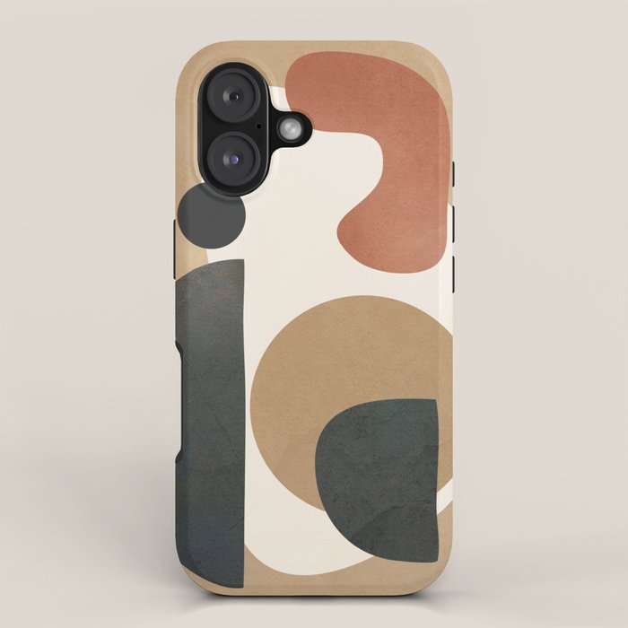 Modern Shapes Design 9 iPhone Case Gallery Image 1